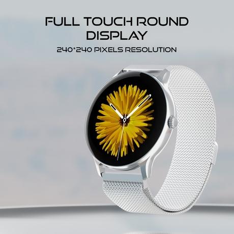 Fire-Boltt Phoenix Ultra Smartwatch, 3.53 cm (1.39 inch) HD Display, Bluetooth Calling, Stainless Steel Design & Metal Body, Upto 7 Days Battery, 120+ Sports Modes, IP67 Water Resistant, AI Voice Assistant (Silver)-1
