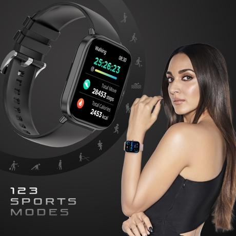 Fire-Boltt Ninja Pro Max Ultra Smartwatch , 5.10 cm (2.01 inch) HD Display, Bluetooth Calling , Upto 8 Days Battery, 123 Sports Modes, Built-in Speaker & Mic, IP68 Water Resistant, AI Voice Assistant (Black)-4