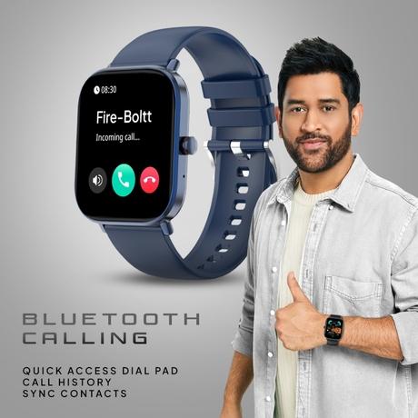 Fire-Boltt Ninja Pro Max Ultra Smartwatch , 5.10 cm (2.01 inch) HD Display, Bluetooth Calling , Upto 8 Days Battery, 123 Sports Modes, Built-in Speaker & Mic, IP68 Water Resistant, AI Voice Assistant (Blue)-3