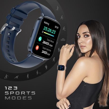 Fire-Boltt Ninja Pro Max Ultra Smartwatch , 5.10 cm (2.01 inch) HD Display, Bluetooth Calling , Upto 8 Days Battery, 123 Sports Modes, Built-in Speaker & Mic, IP68 Water Resistant, AI Voice Assistant (Blue)-4