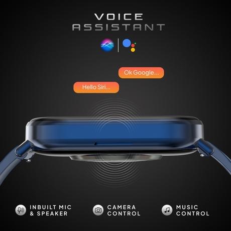 Fire-Boltt Ninja Pro Max Ultra Smartwatch , 5.10 cm (2.01 inch) HD Display, Bluetooth Calling , Upto 8 Days Battery, 123 Sports Modes, Built-in Speaker & Mic, IP68 Water Resistant, AI Voice Assistant (Blue)-5