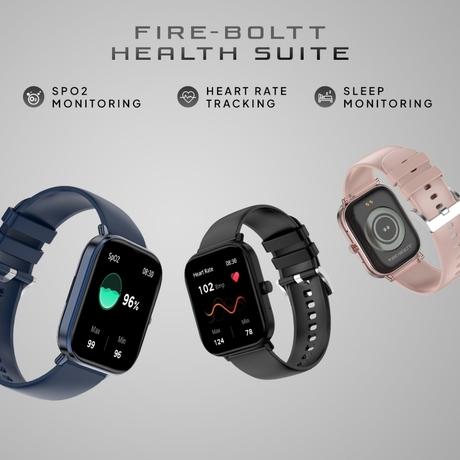 Fire-Boltt Ninja Pro Max Ultra Smartwatch , 5.10 cm (2.01 inch) HD Display, Bluetooth Calling , Upto 8 Days Battery, 123 Sports Modes, Built-in Speaker & Mic, IP68 Water Resistant, AI Voice Assistant (Pink Gold)-4
