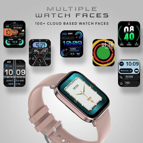 Fire-Boltt Ninja Pro Max Ultra Smartwatch , 5.10 cm (2.01 inch) HD Display, Bluetooth Calling , Upto 8 Days Battery, 123 Sports Modes, Built-in Speaker & Mic, IP68 Water Resistant, AI Voice Assistant (Pink Gold)-7