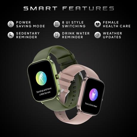 Fire-Boltt Ninja Pro Max Ultra Smartwatch , 5.10 cm (2.01 inch) HD Display, Bluetooth Calling , Upto 8 Days Battery, 123 Sports Modes, Built-in Speaker & Mic, IP68 Water Resistant, AI Voice Assistant (Olive Green)-10