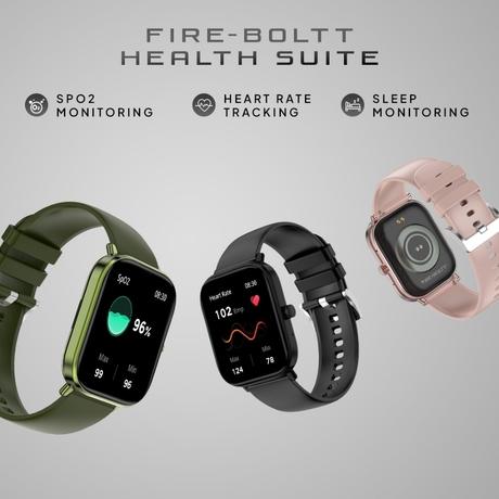 Fire-Boltt Ninja Pro Max Ultra Smartwatch , 5.10 cm (2.01 inch) HD Display, Bluetooth Calling , Upto 8 Days Battery, 123 Sports Modes, Built-in Speaker & Mic, IP68 Water Resistant, AI Voice Assistant (Olive Green)-6