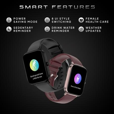 Fire-Boltt Ninja Pro Max Ultra Smartwatch , 5.10 cm (2.01 inch) HD Display, Bluetooth Calling , Upto 8 Days Battery, 123 Sports Modes, Built-in Speaker & Mic, IP68 Water Resistant, AI Voice Assistant (Rose Gold)-10