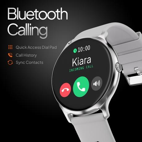 Fire-Boltt Phoenix Pro Smartwatch, 3.53 cm (1.39 inch) HD Display, Bluetooth Calling, Upto 7 Days Battery, 120+ Sports Modes, In-Built Games, IP67 Water Resistant, AI Voice Assistant (Silver Grey)-2