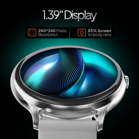 Fire-Boltt Phoenix Pro Smartwatch, 3.53 cm (1.39 inch) HD Display, Bluetooth Calling, Upto 7 Days Battery, 120+ Sports Modes, In-Built Games, IP67 Water Resistant, AI Voice Assistant (Silver Grey)-3