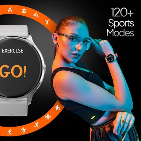 Fire-Boltt Phoenix Pro Smartwatch, 3.53 cm (1.39 inch) HD Display, Bluetooth Calling, Upto 7 Days Battery, 120+ Sports Modes, In-Built Games, IP67 Water Resistant, AI Voice Assistant (Silver Grey)-4
