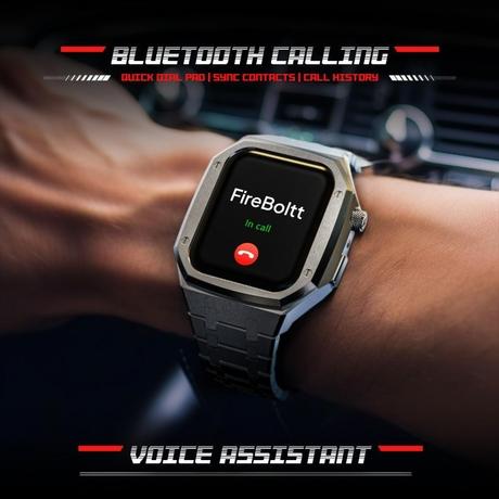 Fire-Boltt Elemento Smartwatch, Gold-5