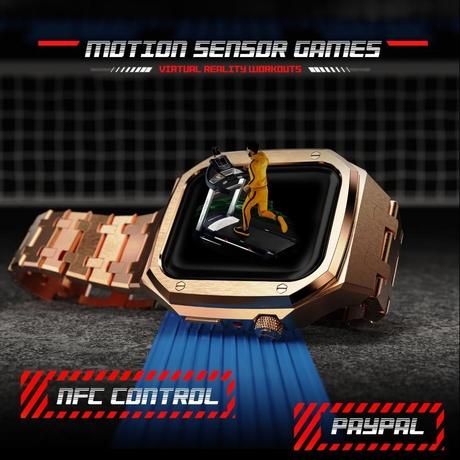 Fire-Boltt Elemento Smartwatch, Gold-6