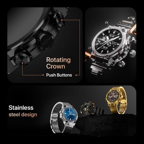 Fire-Boltt Cobalt 3.63 cm (1.43 inch) AMOLED Display, BT Call, 300+ Sports Modes, 4 GB Storage, IP67 Smartwatch, Black-7