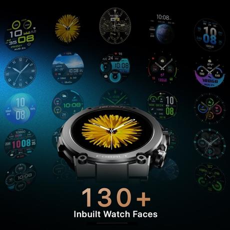Fire-Boltt Cobalt 3.63 cm (1.43 inch) AMOLED Display, BT Call, 300+ Sports Modes, 4 GB Storage, IP67 Smartwatch, Black-9