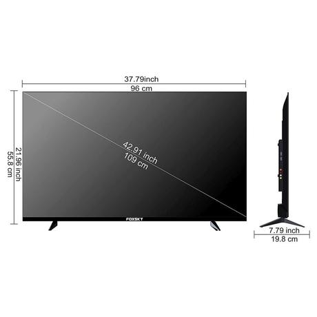 Foxsky 109 cm (43 Inch) Full HD Smart LED TV, 43FSFHS-2