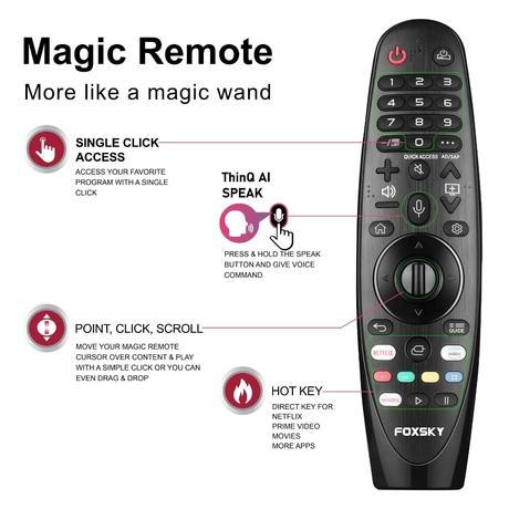 Foxsky 109.22 cm (43 inch) 4K Smart WebOS LED TV Edition with A5 AI Processor and 60 Hz Refresh Rate, Magic remote capability, 43FSWEBOS 2024-1