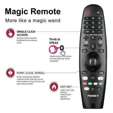 Foxsky 109.22 cm (43 inch) 4K Smart WebOS LED TV Edition with A5 AI Processor and 60 Hz Refresh Rate, Magic remote capability, 43FSWEBOS 2024-1