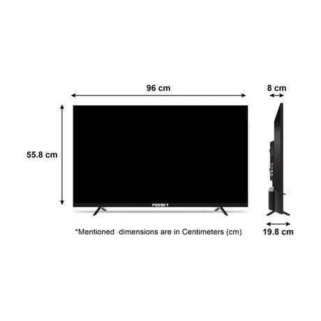 Foxsky 109 cm (43 inch) 4K Ultra HD QLED Smart TV with Dolby Audio (43FS-4K UHD QLED TV) 2025-12
