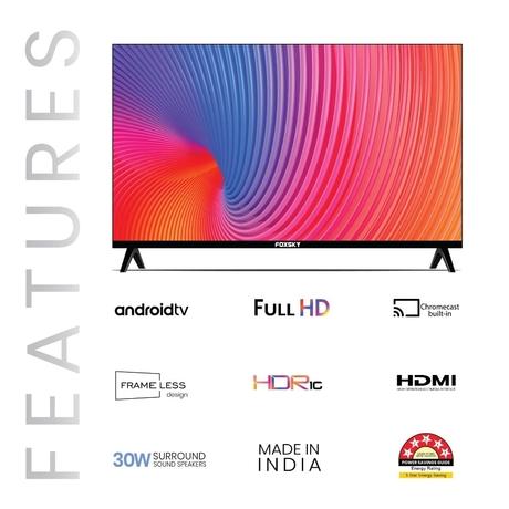 Foxsky 109 cm (43 inch) Full HD Smart LED TV 43FS-Voice (Black) 2025-3