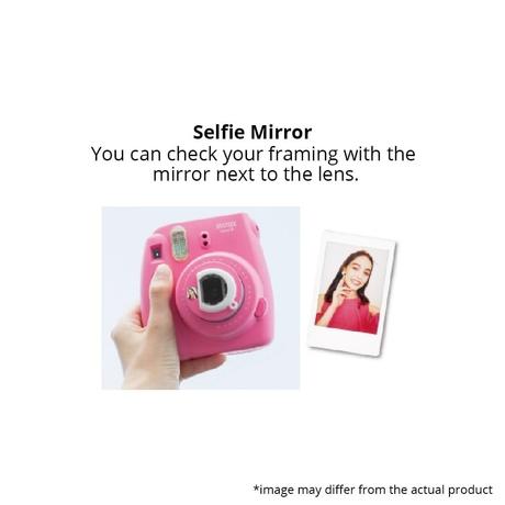 Fujifilm Instax Mini 9 Party box, Flamingo Pink Instant Camera-7