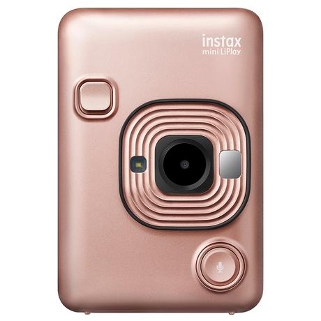 Fujifilm Instax Liplay Plus Instant Camera Kit, Blush Gold-0
