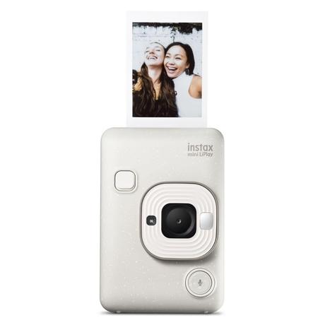 Fujifilm Instax Mini LiPlay Plus Instant Camera, White-1