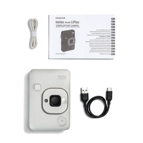 Fujifilm Instax Mini LiPlay Plus Instant Camera, White-4