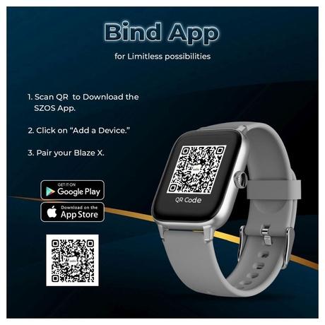 Buy Gizmore Gizfit Blaze X Smartwatch with Bluetooth Calling