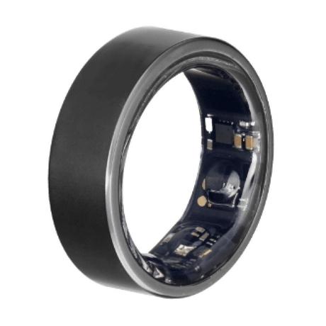 Gabit Smart Ring, Sleep, Fitness, Nutrition, Stress, First Sizing Kit, Track Recovery, HRV, VO2 Max, Titanium, Matte Black, Size - 7-0