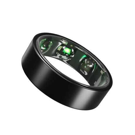 Gabit Smart Ring, Sleep, Fitness, Nutrition, Stress, First Sizing Kit, Track Recovery, HRV, VO2 Max, Titanium, Matte Black, Size - 7-1