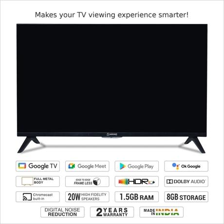 Gangnam 80 cm (32 inches) HD LED Google TV, LEDGTVGG3241HD36-EK-2