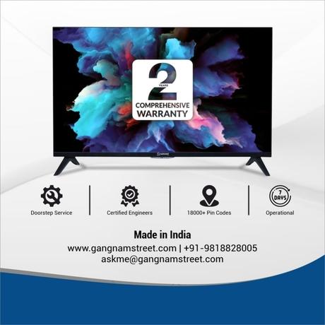 Gangnam 80 cm (32 inches) HD LED Google TV, LEDGTVGG3241HD36-EK-8