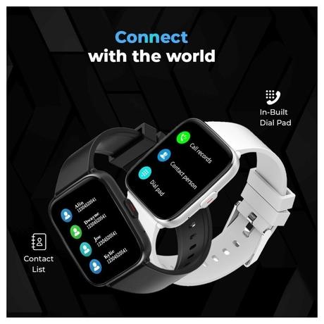Gizmore GizFit 912 Blaze Smart Watch with Body Temperature Function, Grey-2
