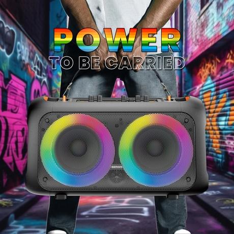 GIZmore Trolley T3000 DRUMM 60 Watts Bluetooth Portable Party Speaker-2