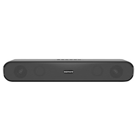GIZMORE 1600Ultra 16 W RMS Bluetooth Soundbar Upto 10 Hours Playtime with TWS Function, Multi Connectivity BT v5.3, AUX, USB, SD Card-0