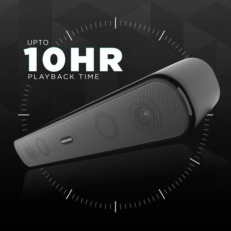 GIZMORE 1600Ultra 16 W RMS Bluetooth Soundbar Upto 10 Hours Playtime with TWS Function, Multi Connectivity BT v5.3, AUX, USB, SD Card-2