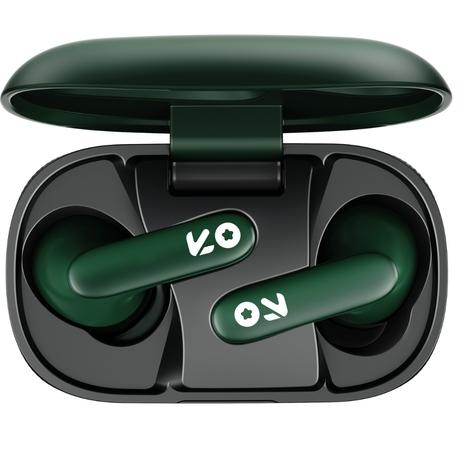 GOBOULT TWS Y1 True Wireless Earbuds with ZEN Tech ENC Dual Mics, 50 Hours Playtime, Rich Bass BoomX Technology and IPX5 Water Resistant (Green)-1