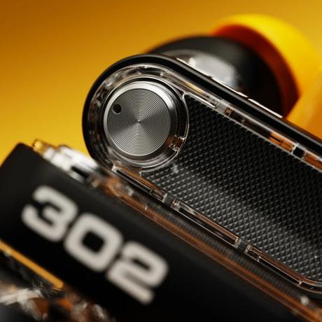 GOBOULT Mustang Sprint ANC Best TWS Earbuds with official Mustang Partnership 60 hours playtime, 32 dB ANC & 45 ms Low Latency Gaming, Turbo Yellow-3