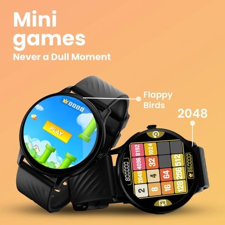 GoBoult Dire Round Dial Smart Smartwatch with 35.3 mm (1.39 inch) HD Screen,Functional Crown, Bluetooth Calling, Advanced Boult Health Tracker, 123+ Sports Modes, and 290+ Customizable Watch Faces (Black)-9