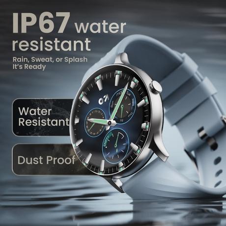 GoBoult Dire Round Dial Smart Smartwatch with 35.3 mm (1.39 inch) HD Screen,Functional Crown, Bluetooth Calling, Advanced Boult Health Tracker, 123+ Sports Modes, and 290+ Customizable Watch Faces (Denim Blue)-7