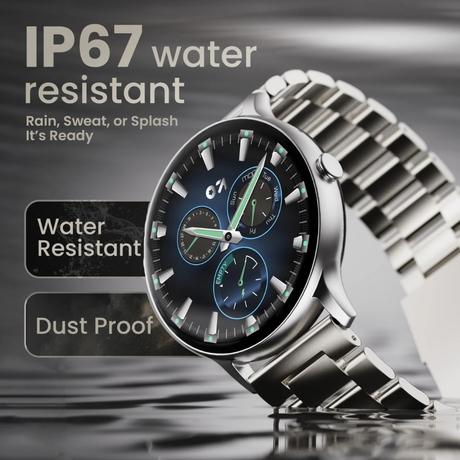 GoBoult Dire Round Dial Smart Smartwatch with 35.3 mm (1.39 inch) HD Screen,Functional Crown, Bluetooth Calling, Advanced Boult Health Tracker, 123+ Sports Modes, and 290+ Customizable Watch Faces (Silver)-6