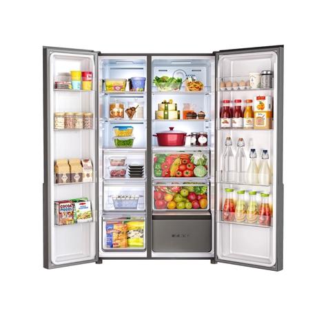 Godrej 600 L 3 Star Side by Side Refrigerator, Opera Black-3