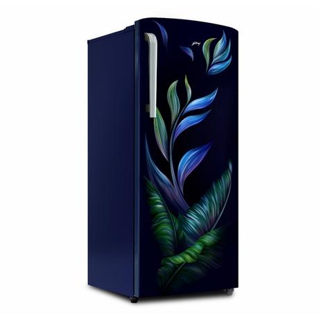 Godrej EMARVEL 268 L 3 Star Direct Cool Refrigerator with Advanced Inverter Technology, Fuse Blue, 290CNTHI FU BL-1
