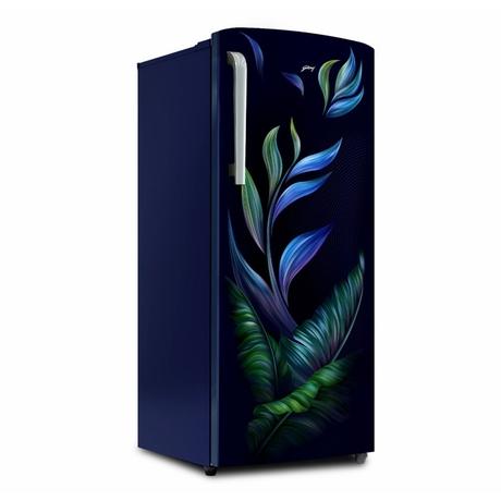 Godrej EMARVEL 268 L 3 Star Direct Cool Refrigerator with Advanced Inverter Technology, Fuse Blue, 290CNTHI FU BL-1