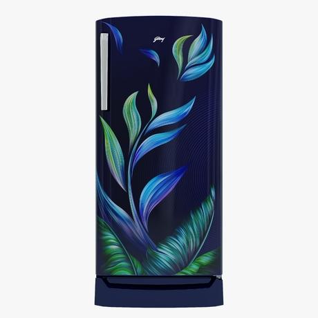 Godrej 184L 3 Star Direct Cool Single Door Refrigerator, Eon Marvel 207CN TDF, Fuse Blue-0