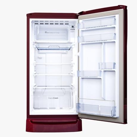 Godrej ERIOPLS 183 L 2 Star Direct Cool Refrigerator with Advanced Capillary Technology, Sea Wine, 205BN THF SE WN-3