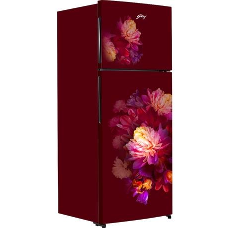 Godrej ALPHA 238 L 2 Star Frost Free Refrigerator with DC Inverter Technology, Bella Wine, 270BN RI BA WN-1