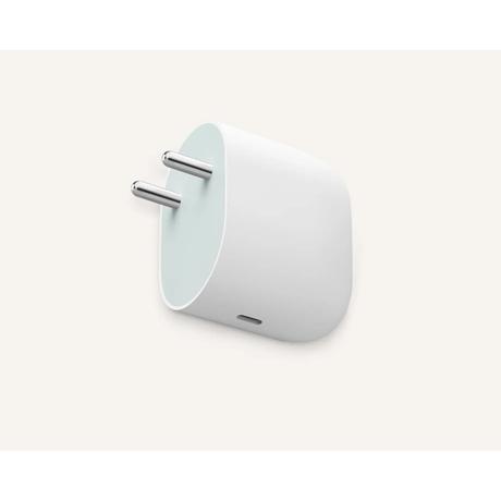Google Pixel 45 W USB-C Power Charger, Compatible with USB-C Enabled Devices including Phones, Buds, and Laptops, Snow-0