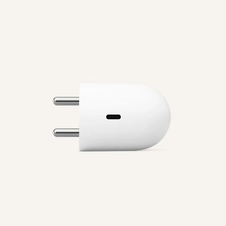 Google Pixel 45 W USB-C Power Charger, Compatible with USB-C Enabled Devices including Phones, Buds, and Laptops, Snow-1