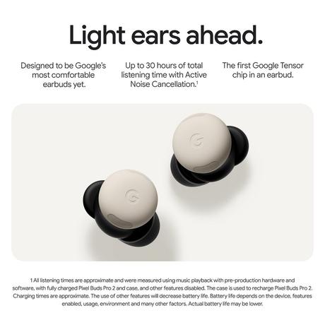 Buy Google Pixel Buds Pro2 ANC TWS Earbuds, Porcelain at Reliance