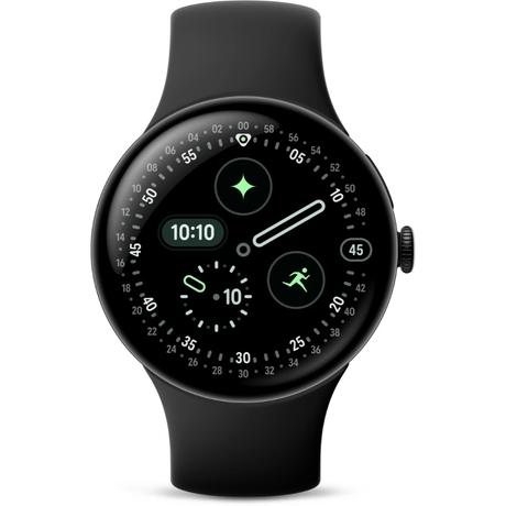 Google Pixel Watch 4 45 mm Smart Watch with Obsidian Active Band-0